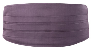 SOLID Lilac cummerbund