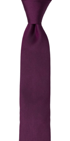 SOLID Magenta boy's tie medium