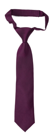SOLID Magenta boys tie small pre-tied