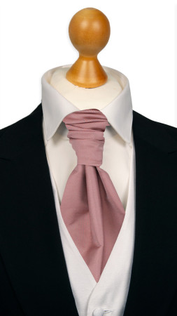 SOLID Mauve pre-tied cravat