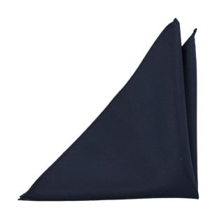 SOLID NAVY BLUE pocket square
