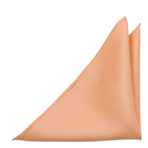 SOLID Peach pocket square