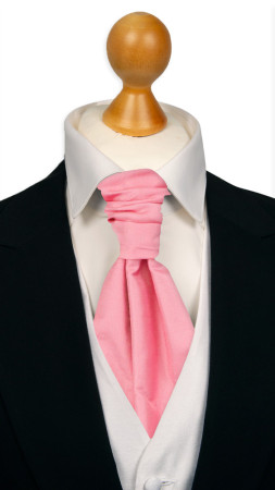 SOLID Pink pre-tied cravat