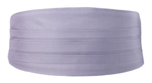 SOLID Powder purple cummerbund
