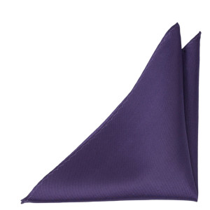 SOLID Purple pocket square