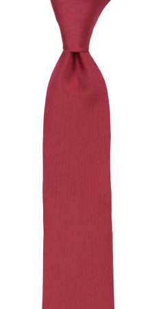 SOLID Raspberry boy's tie medium