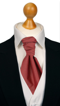 SOLID Rose pre-tied cravat