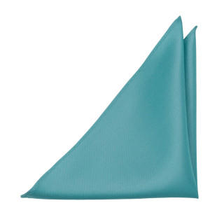 SOLID Turquoise pocket square