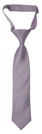 SOLID Violet boys tie small pre-tied