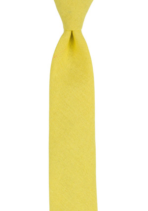 WISTFUL LIGHT YELLOW skinny tie