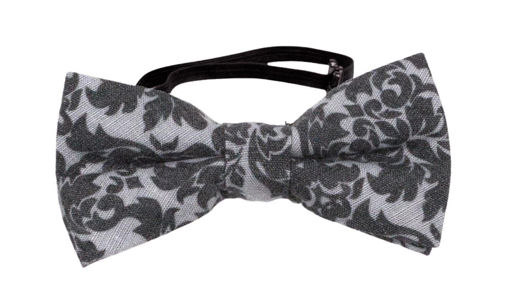 ZAMURAL GREY baby bow tie