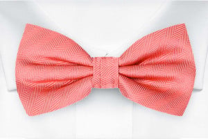 JAGGED CORAL bow tie