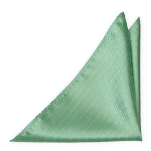 JAGGED SEAFOAM TURQUOISE pocket square
