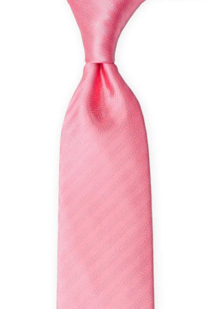 JAGGED WARM PINK tie