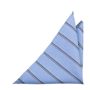 LINENLINES LIGHT BLUE pocket square