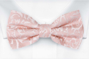 LOVEDELTA BLUSH PINK bow tie