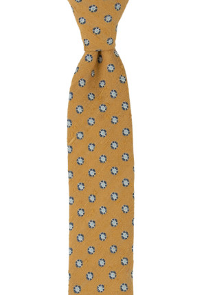 LUCEDELSOLE YELLOW skinny tie