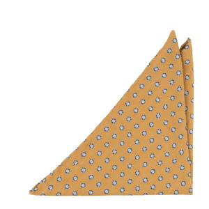 LUCEDELSOLE YELLOW pocket square