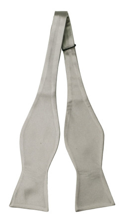 MAGISKT SILVER self-tie bow tie