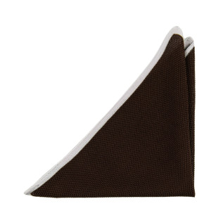 MANFUL DARK BROWN pocket square