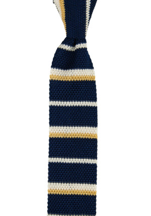 MANNERLY DARK BLUE skinny tie
