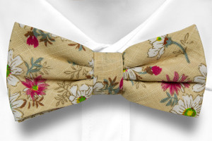 MEMORYLANE BEIGE bow tie