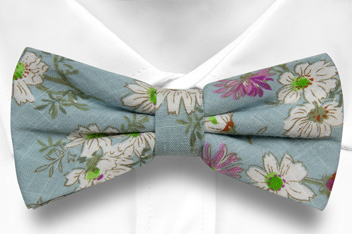 MEMORYLANE TURQUOISE boy's bow tie