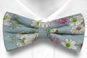 MEMORYLANE TURQUOISE bow tie