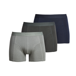BAMBOO BOXER 3P GREEN/NAVY underwear