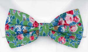 MESMEROSE APPLE GREEN bow tie