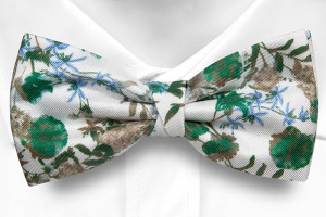 MEZZOPIANO GREEN pre-tied bow tie