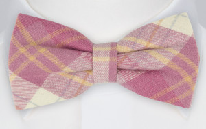 MONOGAMY PINK bow tie