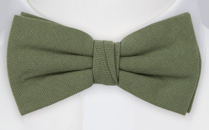 MOREAMORE LAUREL GREEN bow tie