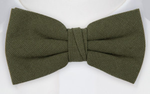 MOREAMORE SEAWEED GREEN bow tie