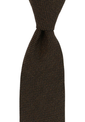 NECESSITA BROWN tie
