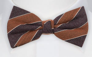 NICENESS BROWN bow tie