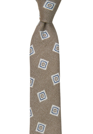 NOBODYSFOOL BROWN UMBER skinny tie