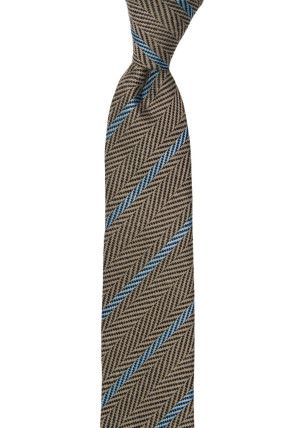 NOPROBLEM DARK SAND skinny tie
