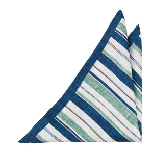 OCEANO BLUE pocket square