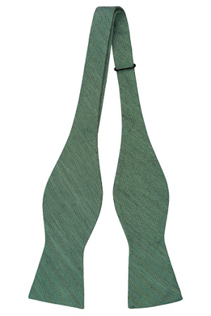 OGONSTEN GREEN self-tie bow tie