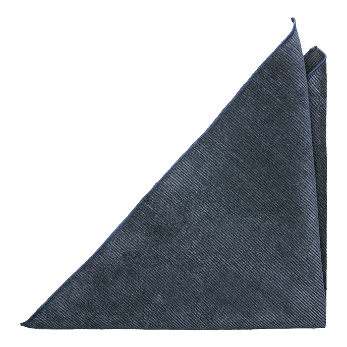 OMBONAD DARK BLUE pocket square