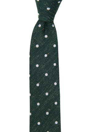 ONPOINT DARK GREEN skinny tie
