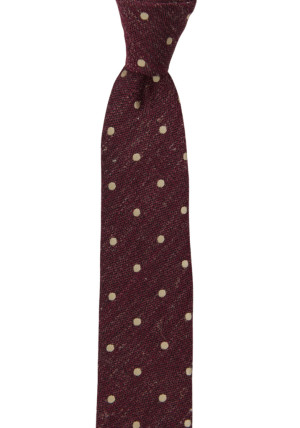 ONPOINT DARK RED skinny tie