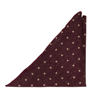 ONPOINT DARK RED pocket square