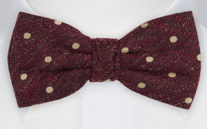 ONPOINT DARK RED bow tie