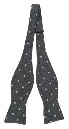 ONPOINT GREY self-tie bow tie