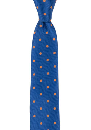 ONTHEDOT BLUE skinny tie