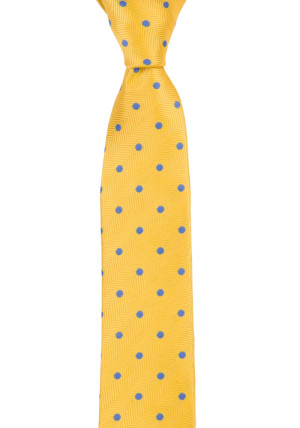 ONTHEDOT YELLOW skinny tie