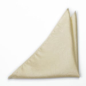 ORNATE CHAMPAGNE pocket square