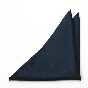 ORNATE DARK BLUE pocket square